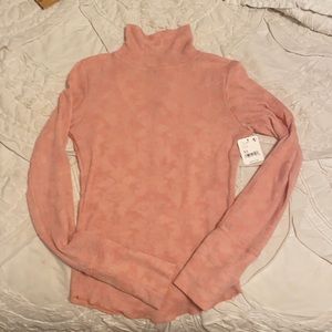 Feee people mock neck long sleeve